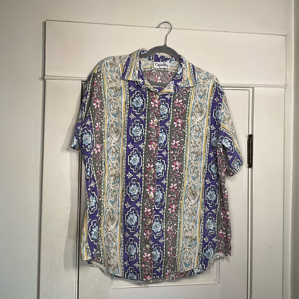 Capistrano Vintage Floral Button Down